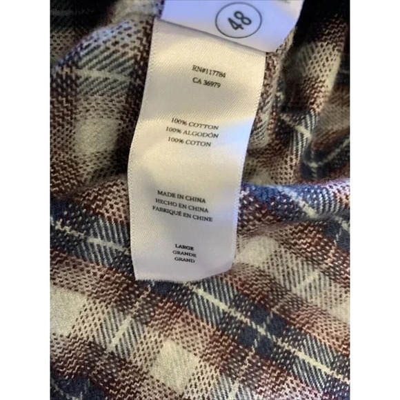 Rails Men's Purple Plaid Long Sleeve Button Front Forrest Shirt Large NWT - Picture 11 of 11